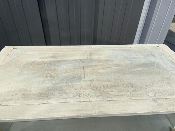 医療用棚　アンティーク　白　ドクターキャビネット　ケビント