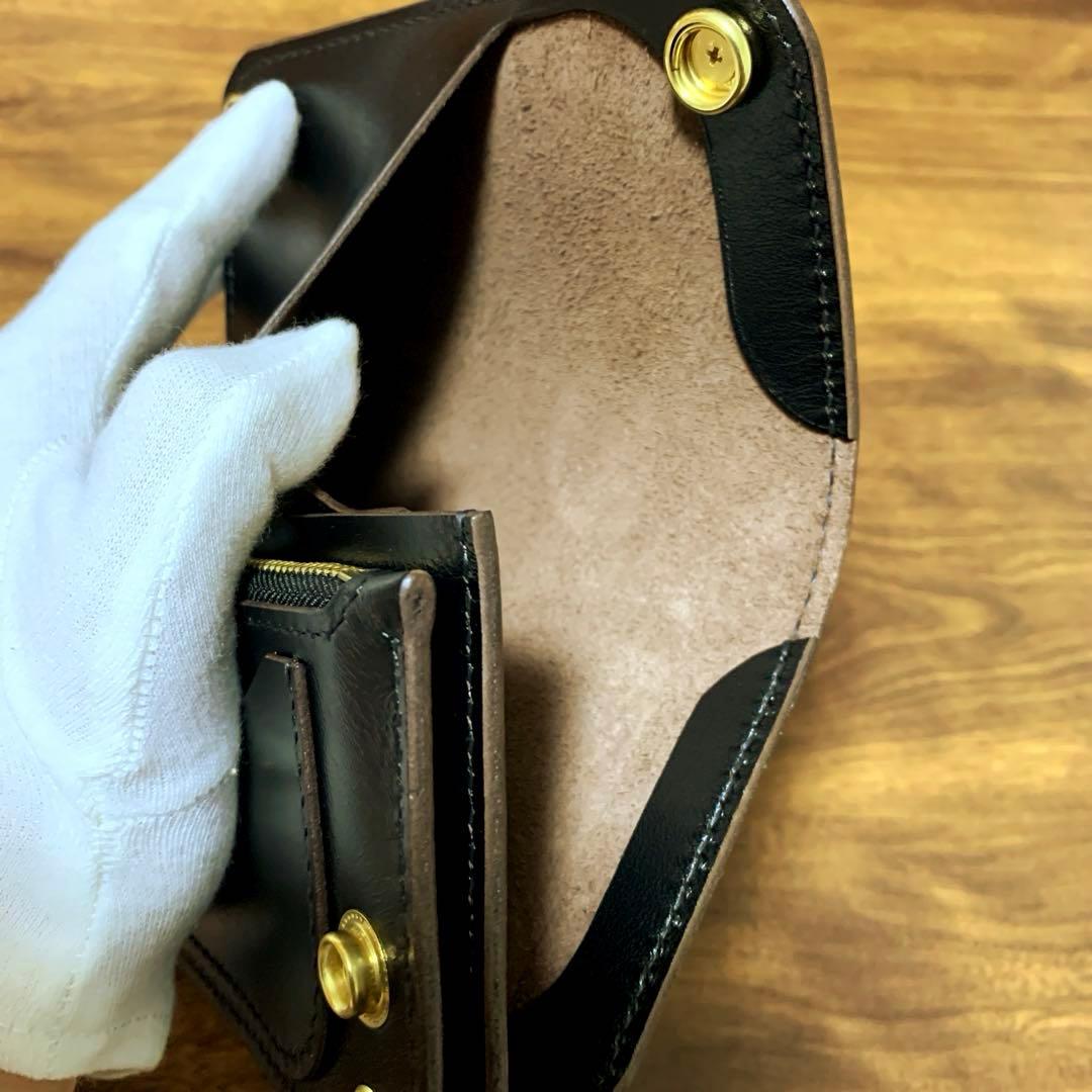 トラッカーウォレット　ミドル　ピンホール有り　アポロコンチョ　CA008