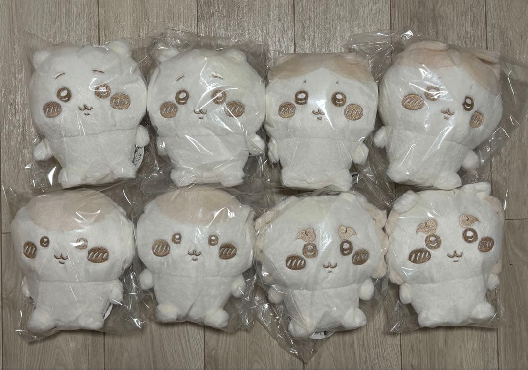 新品未開封　ちいかわ　ぬいぱれっと　ミルクいろ　ぬいぐるみ　コンプ　2セット