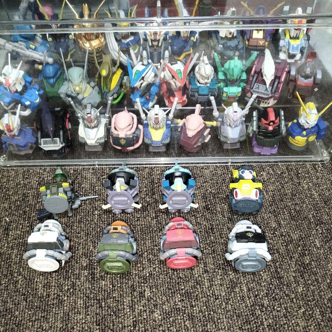 ガンダムヘッドフィギュアセット クリアケース付き
