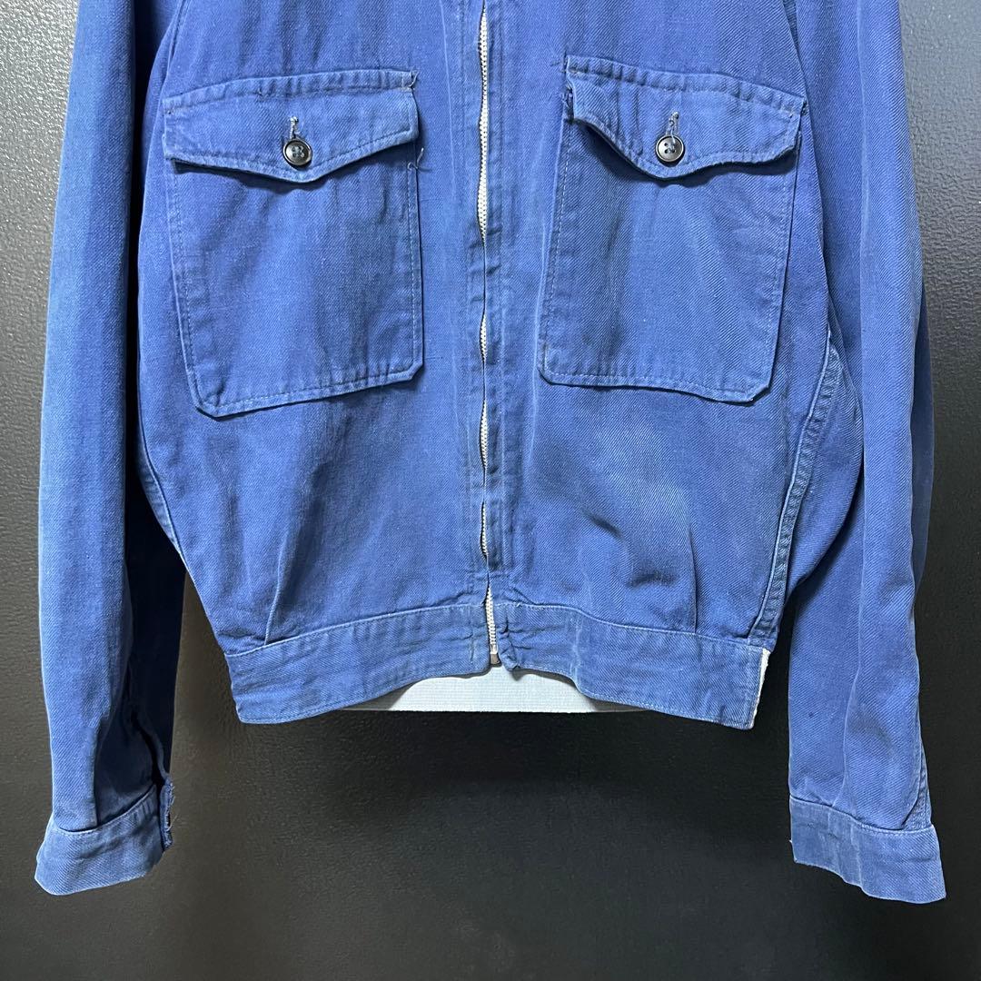 50s french vintage サイクリング ジャケット au fusil