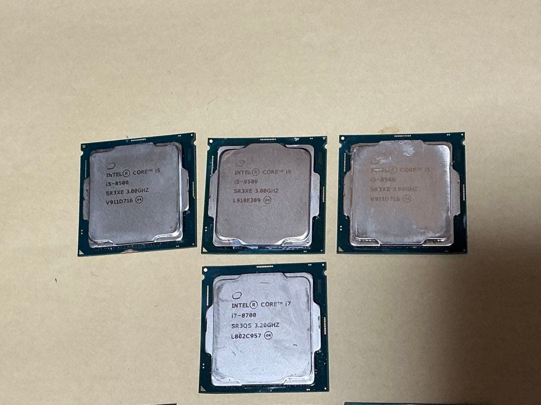 Intel Core i7-8700 SR3QS★i5-9500Tなど7個セット