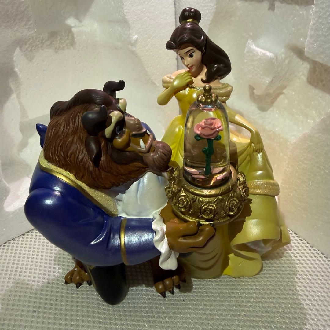 ディズニー 美女と野獣 ベル スノードーム スノーグローブ オルゴール
