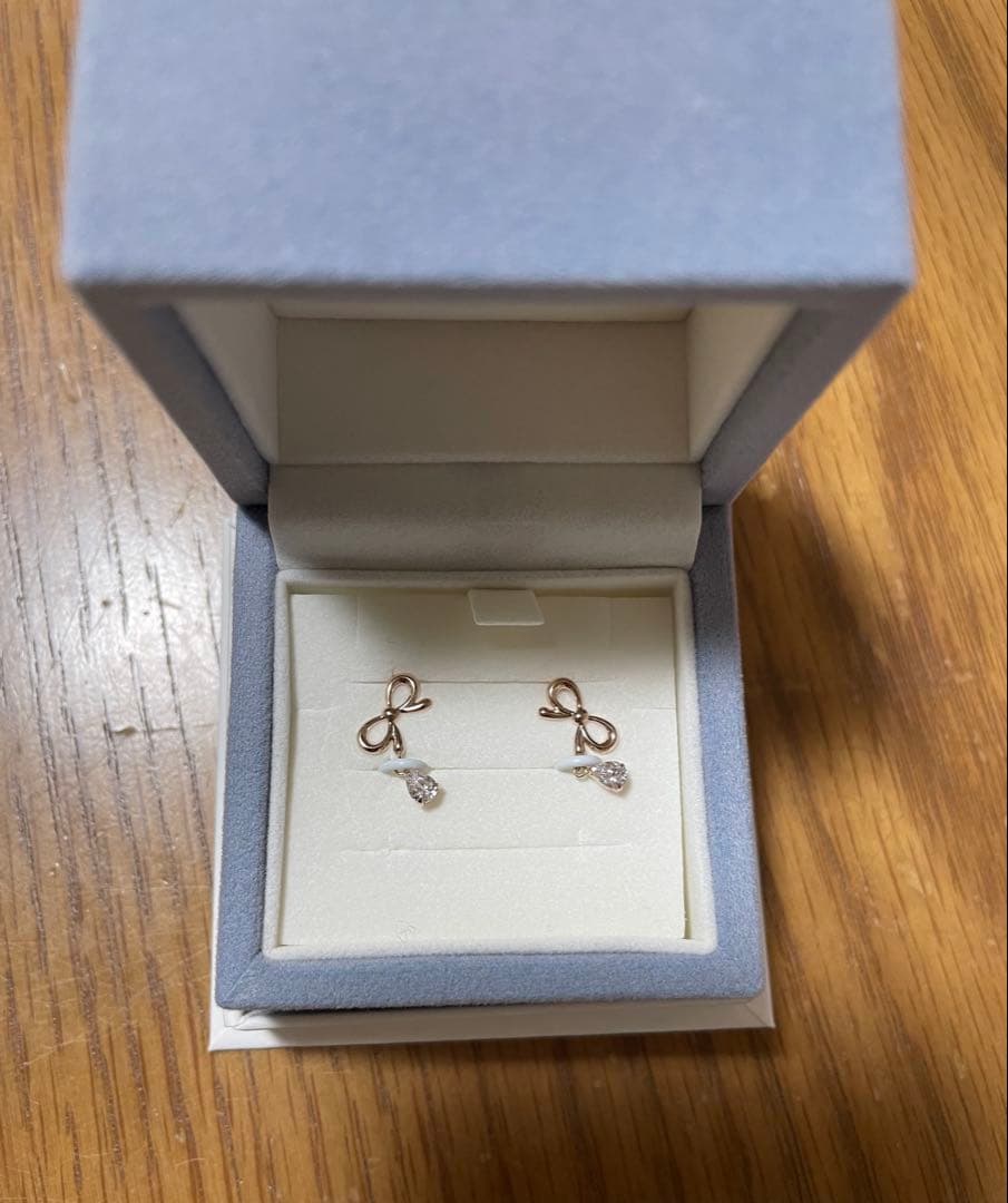 Canal ４℃ K10ピンクゴールド ピアス