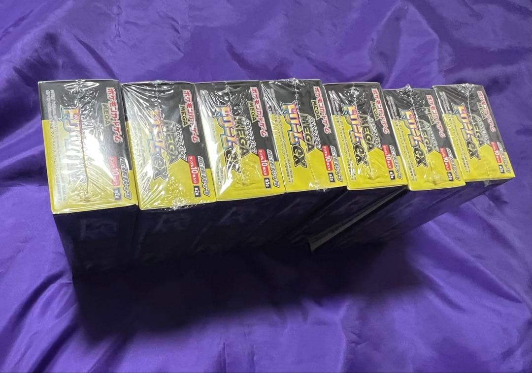ポケモンカードゲーム MEGAドリームex シュリンク付き 7box