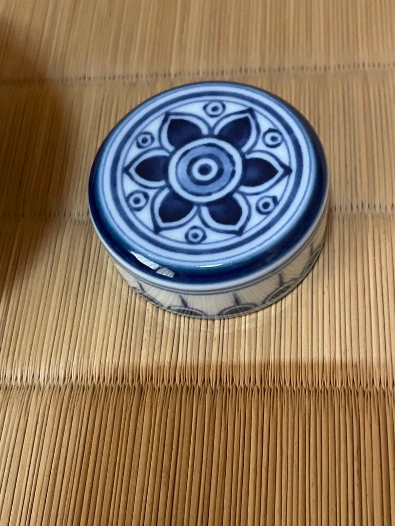 表千家　古曽部焼窯元 寒川義崇　振り出し　南蛮人 安南風人物　凡聖庵　松本宗匠