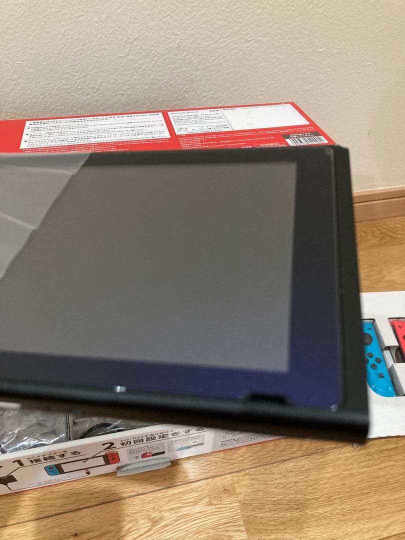 美品　Nintendo Switch バッテリー強化版　SDカード128G付き