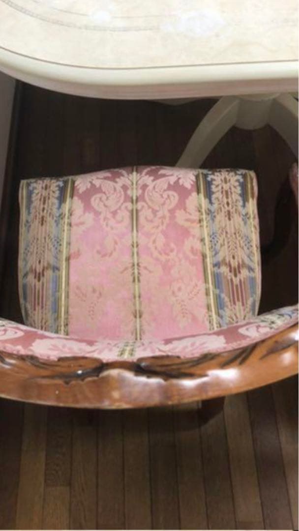 希少♦️ロココ アントワネット♦️最高級 アンティーク♦️猫脚チェア２脚＆ベンチ１脚