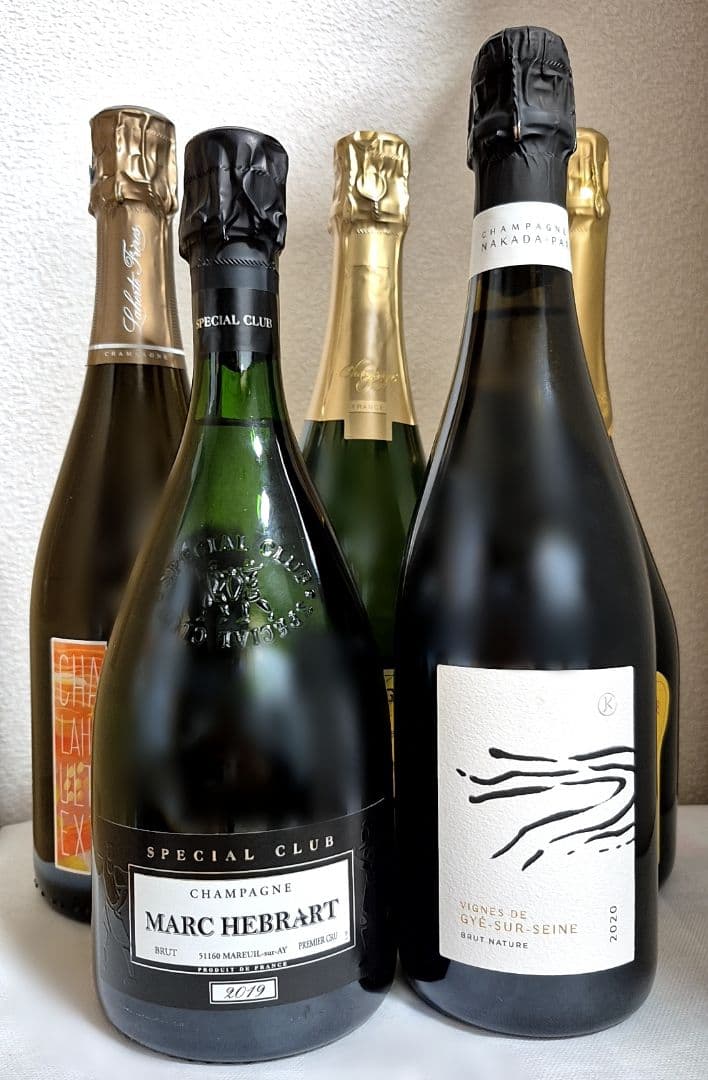 シャンパーニュ ５本セット（ルー・デュモン／ナカダ・パーク 他）