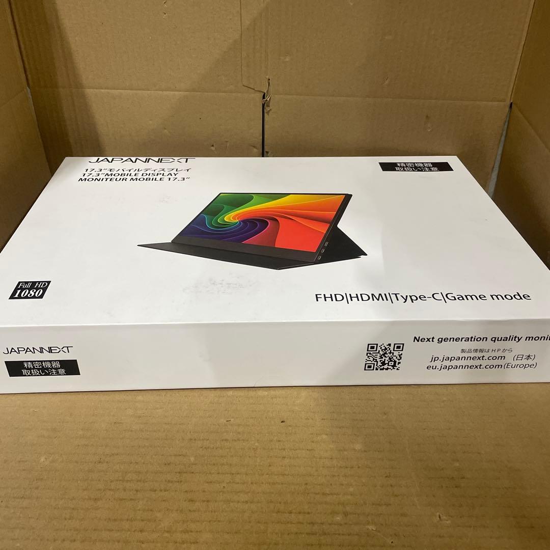 JAPANNEXT 17.3インチ モバイルモニター IPS パネル