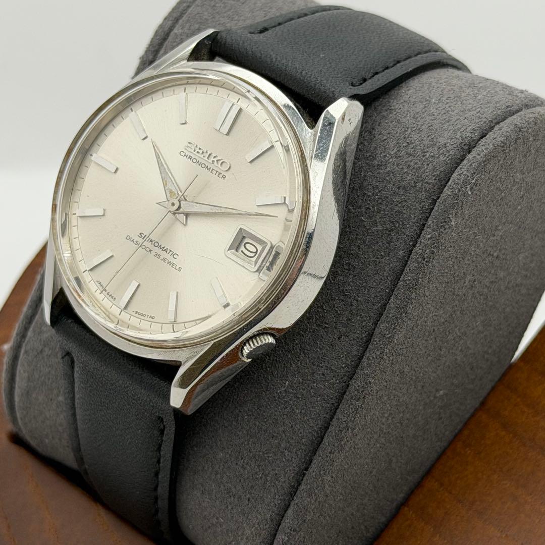 【超希少】セイコー　マチック　自動巻　デイト　美品　6245-9000 ホワイト