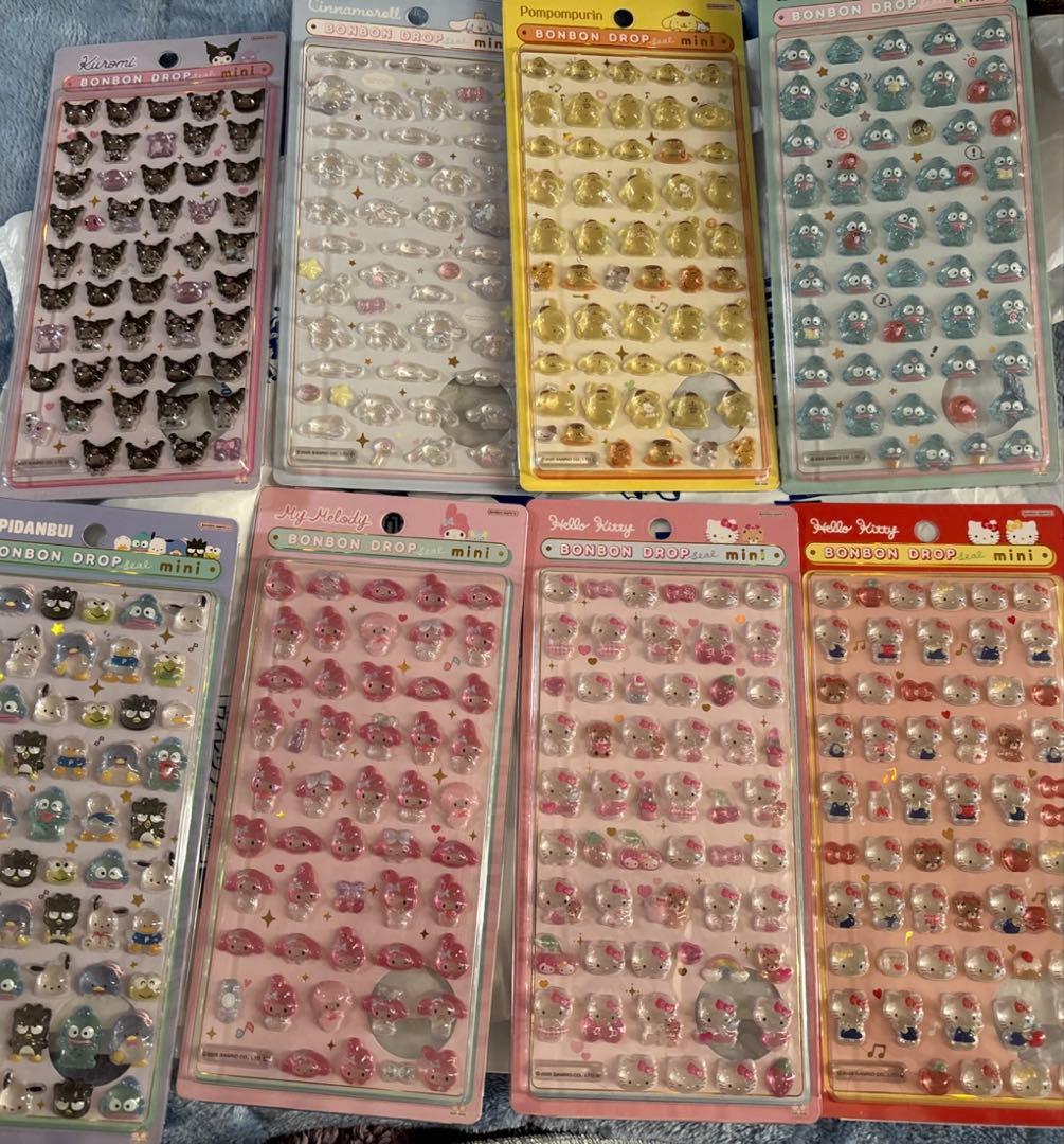 サンリオ ボンボンドロップミニ シール 8種セット 正規品