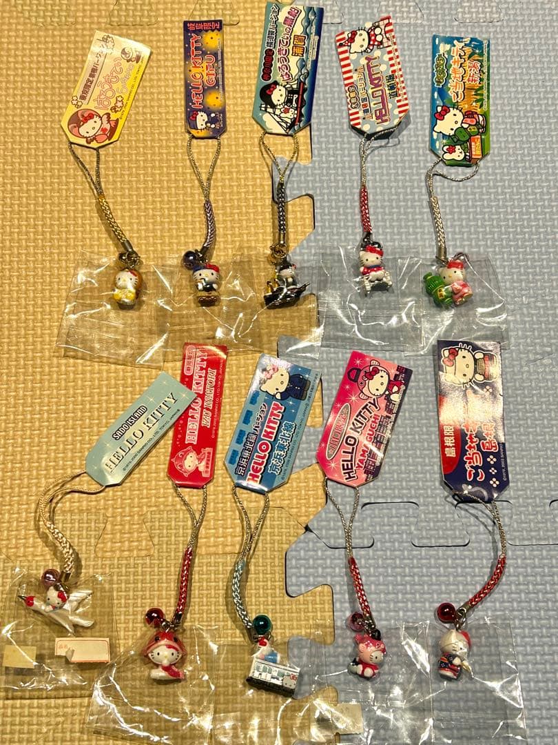 レア　ご当地キティ　サンリオ　根付け　ストラップ　100点