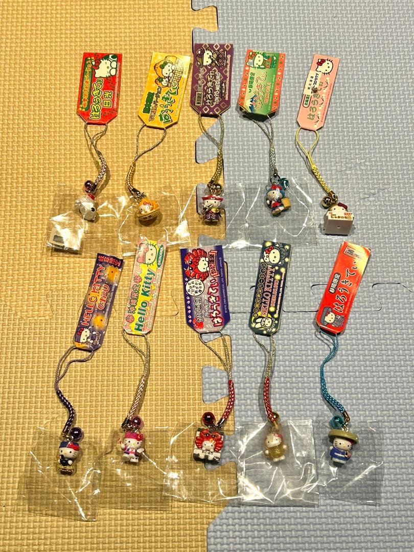 レア　ご当地キティ　サンリオ　根付け　ストラップ　100点