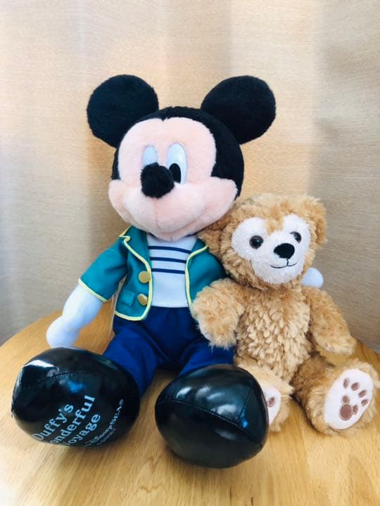 ワンダフルヴォヤッジ　ミッキー&ダッフィー　ぬいぐるみ
