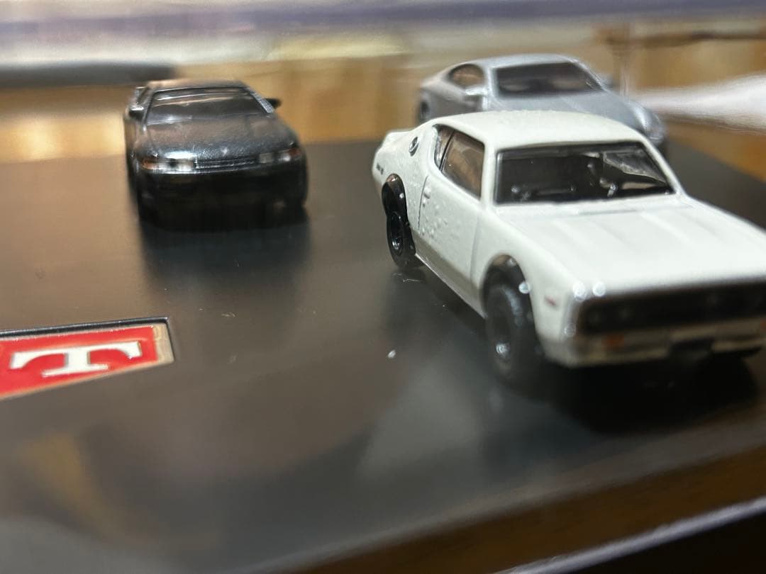 スカイラインGT-Rミニカー 6台セット 透明ケース付き