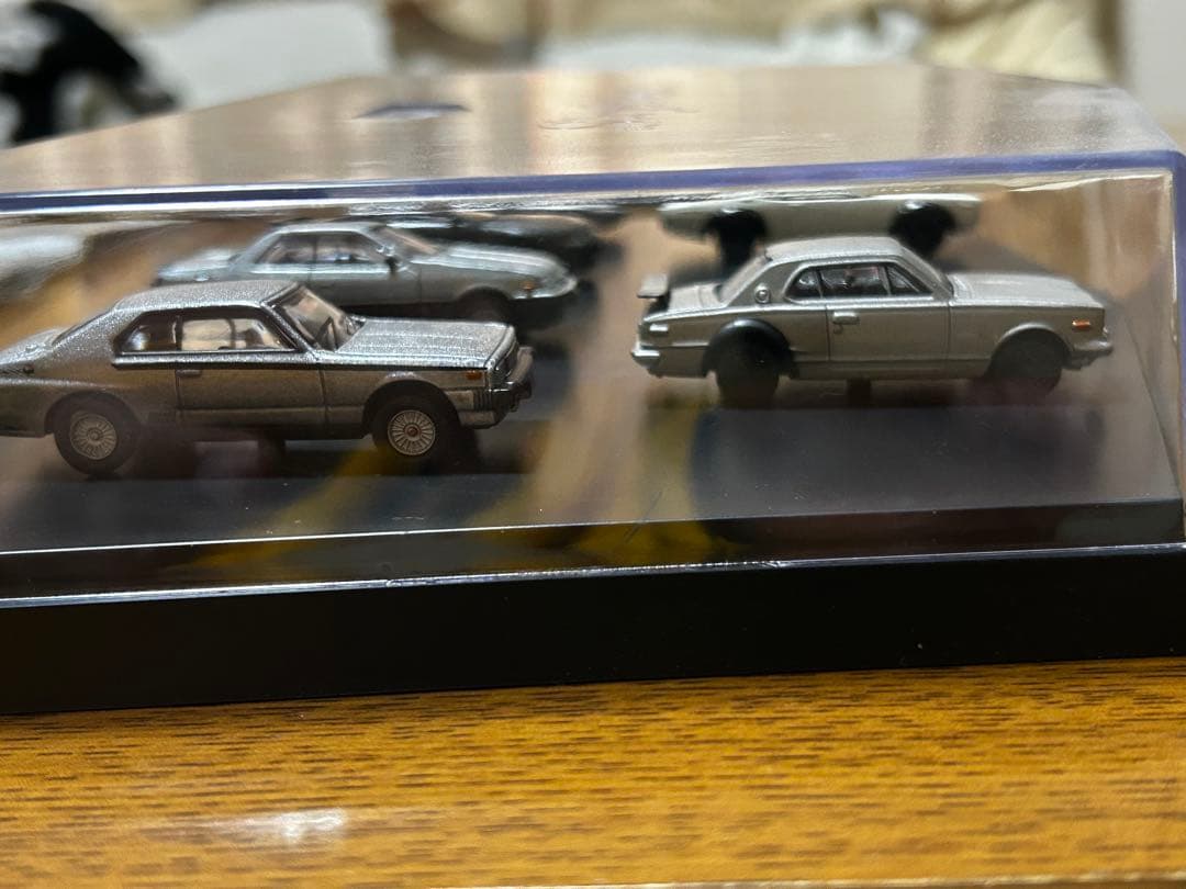 スカイラインGT-Rミニカー 6台セット 透明ケース付き
