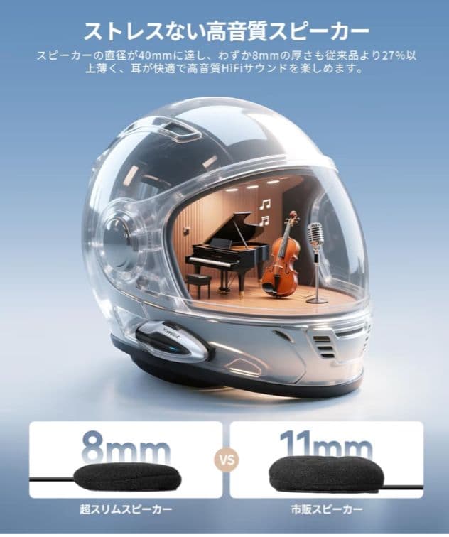 JESIMAIK バイク インカム　 H6　新品・未使用