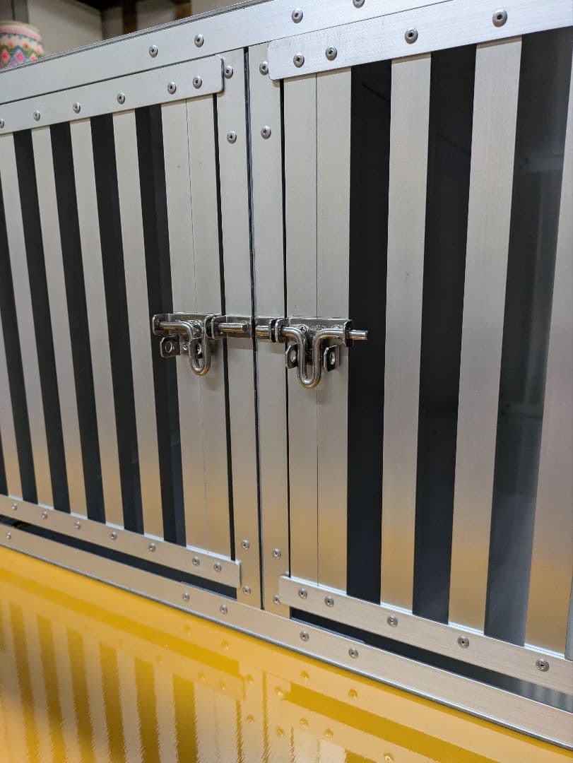 アルミドッグケージ 2頭用 ✳ 中型犬　車載用