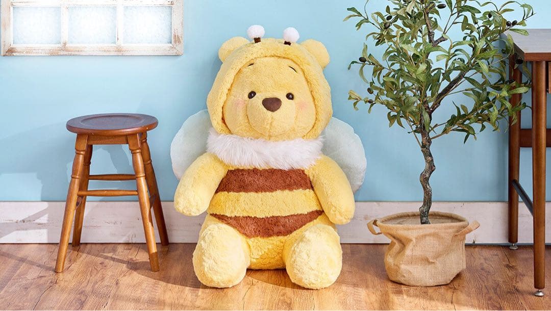 最終値下げ【完売品】ハチプー SUPER BIG ディズニーストア　ぬいぐるみ