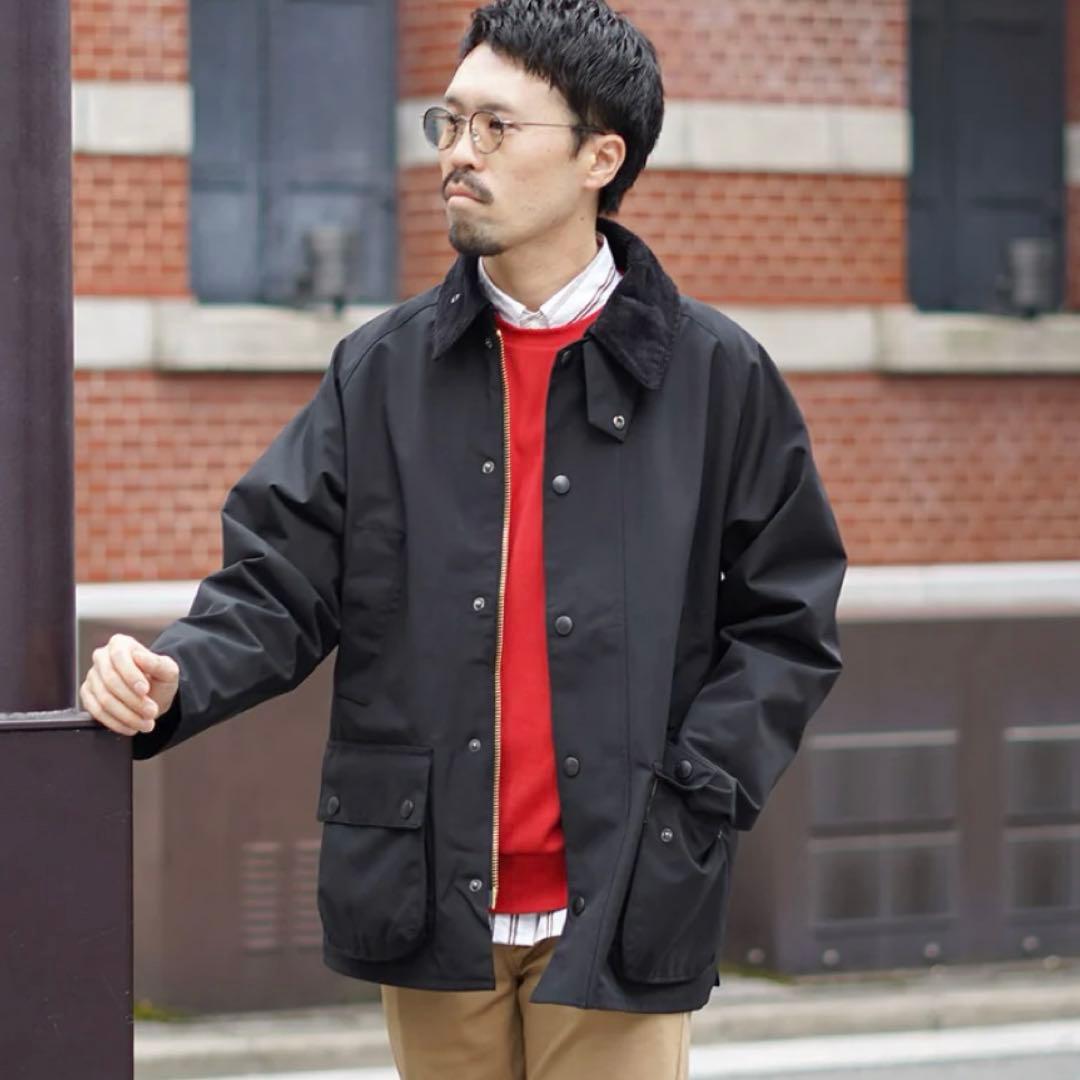 バブアー 2レイヤー クラシックビデイルノンワックスコットン ブルゾンバーヴァー