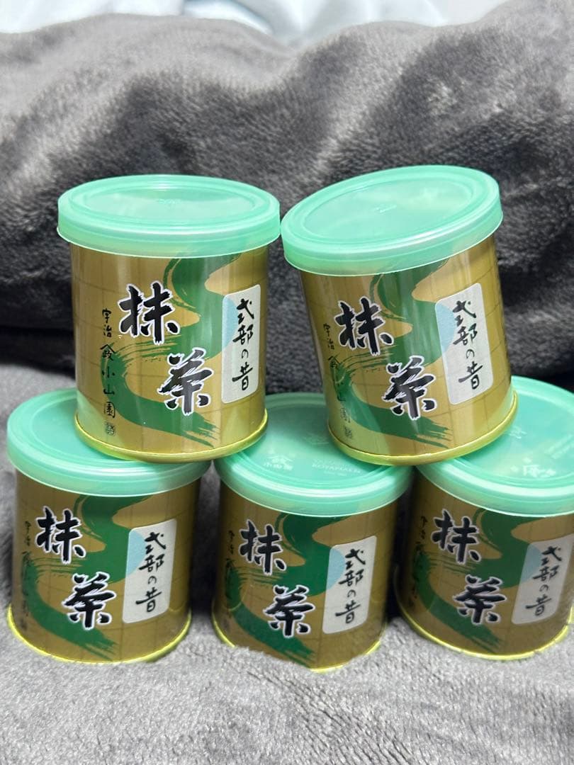 式部の昔 山政小山園 抹茶 30g 5缶