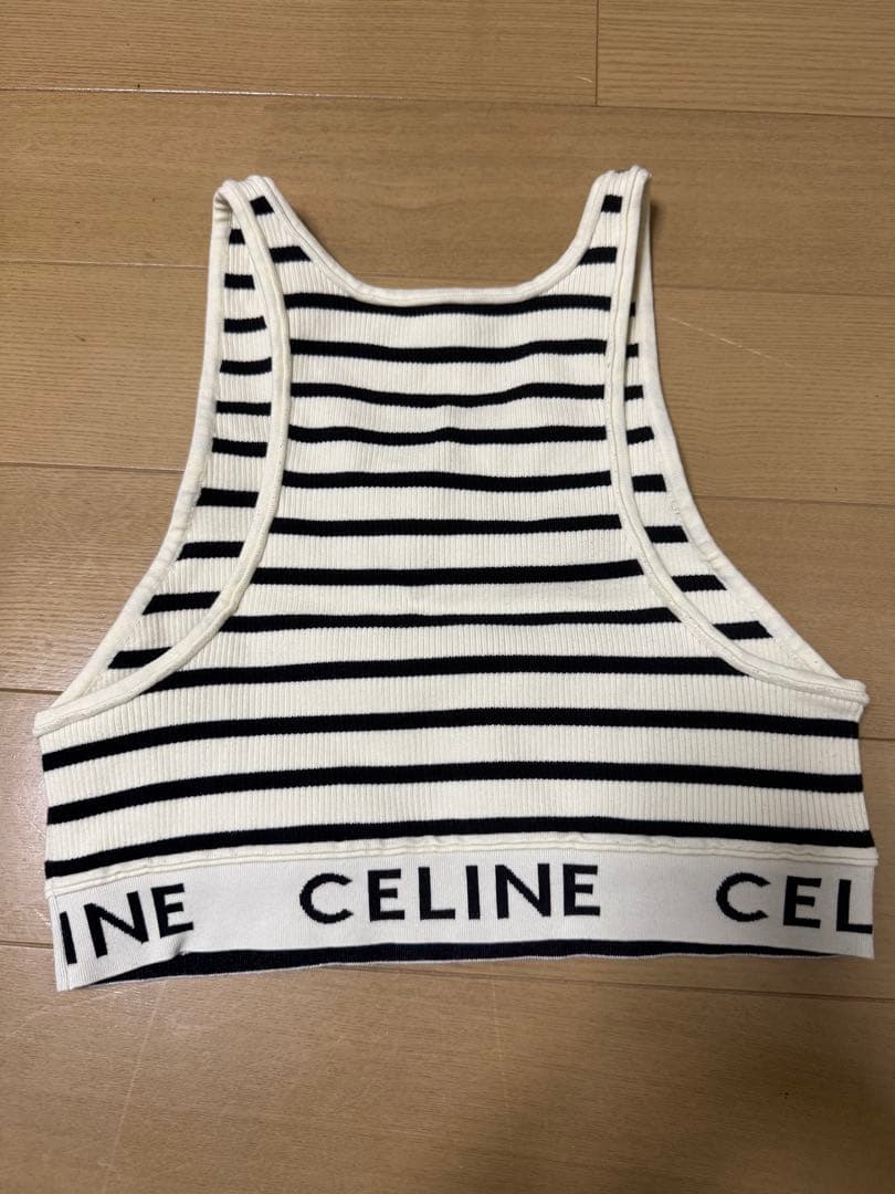 CELINE ストライプタンクトップ