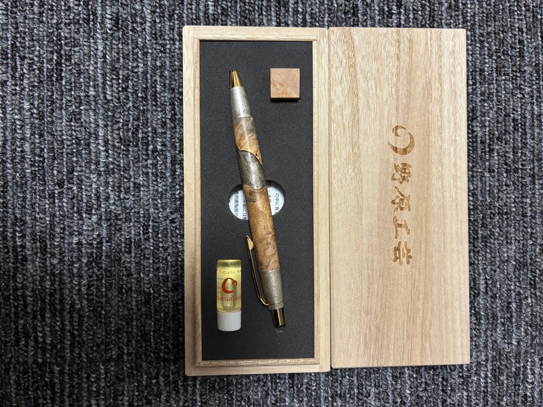 野原工芸　侘寂　侘寂カエデ瘤斑紋純銀色