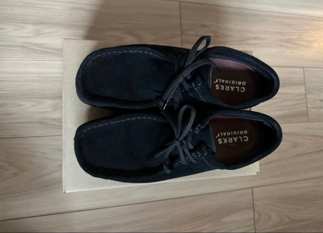 靴 clarks wallabee gore-tex