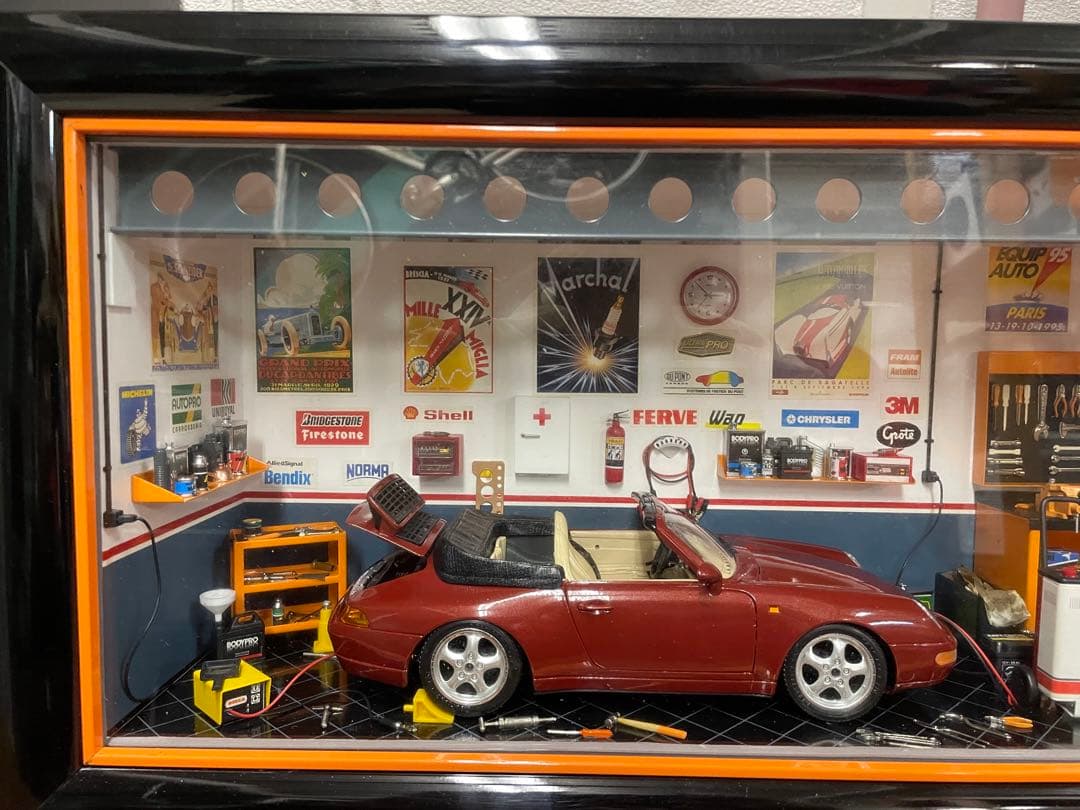 ポルシェ911 カレラ　ミニガレージ