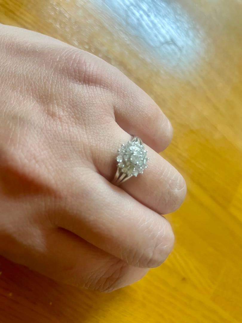 7*3様 プラチナダイヤモンドリング