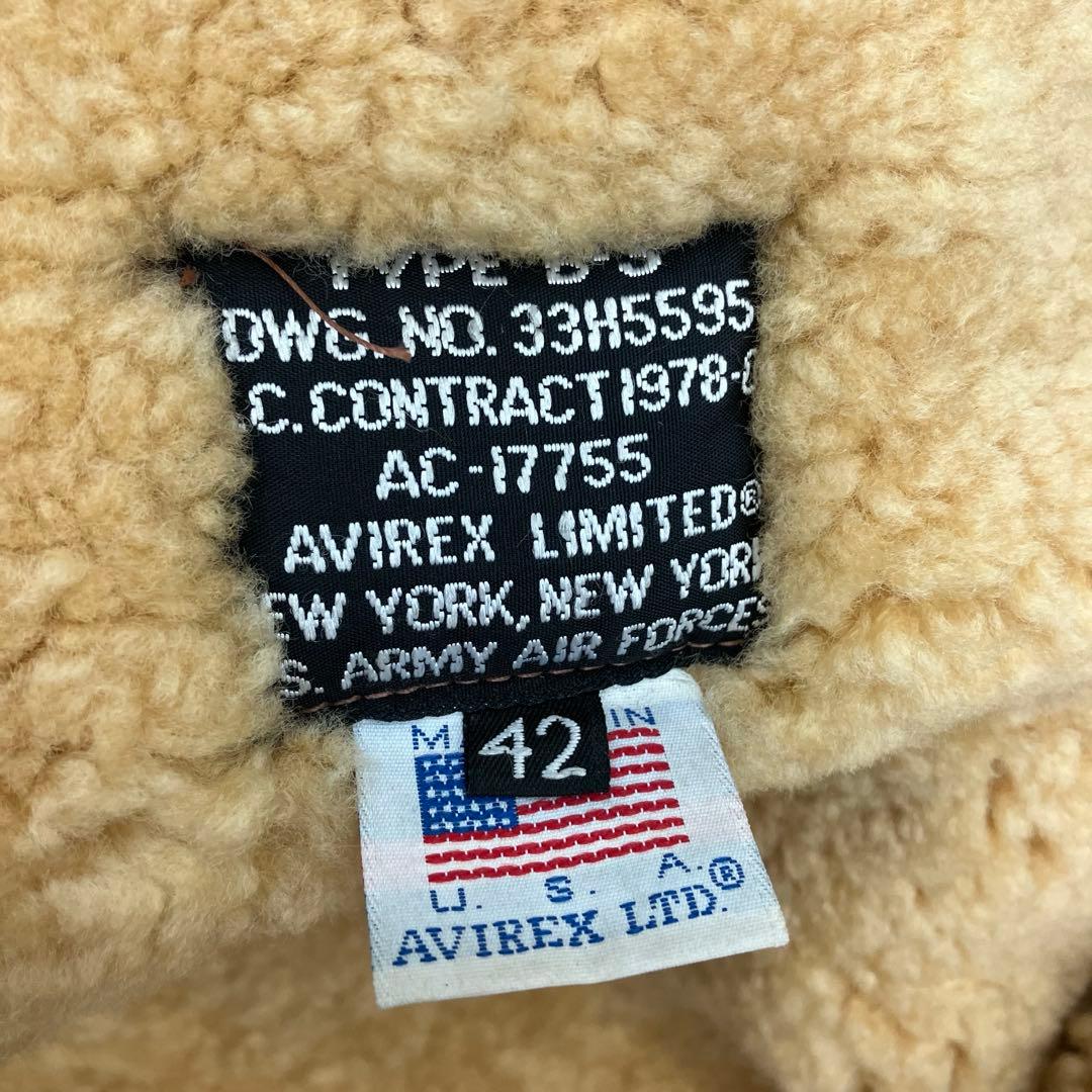 ☆ AVIREX 希少 Yankee Gal B-3フライトジャケット USA製