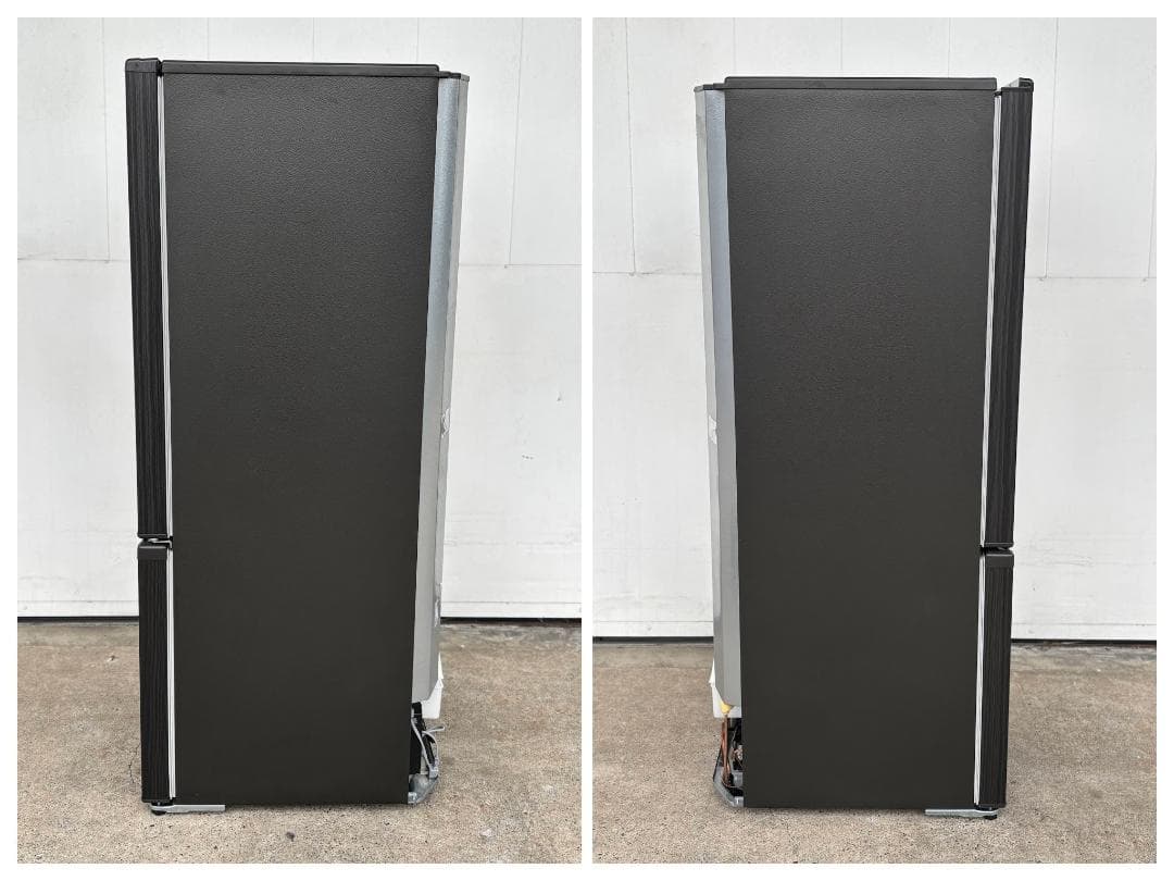 アクア 2ドア冷蔵庫 201L 右開き AQR-20E2(K) 2023年製