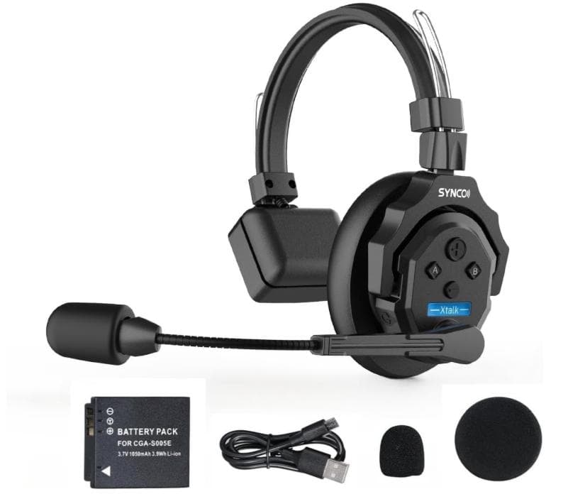 【新品】SYNCO XTALK X1 ワイヤレスインカムヘッドセット2.4GHz