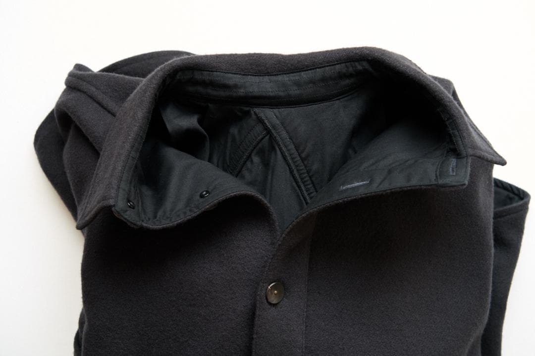 postalco フリーアームボタンジャケット ソリッドウール