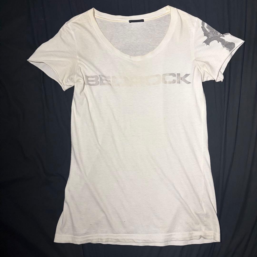 if six was nine bedrock スカル ラメ カットソー v系