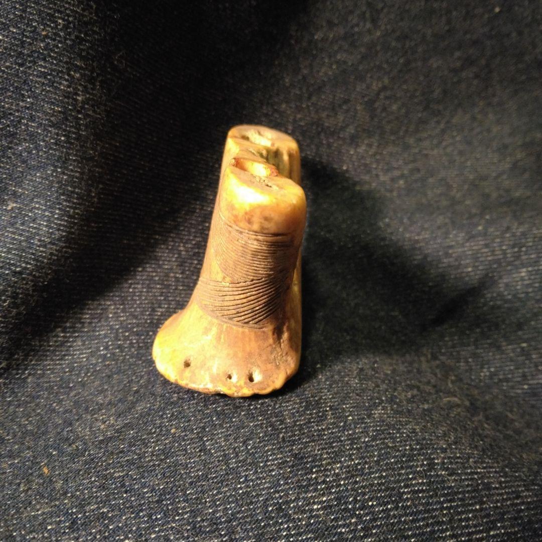 幾何学模様の　1860年代　オブジェ　ボーン幾何学模様