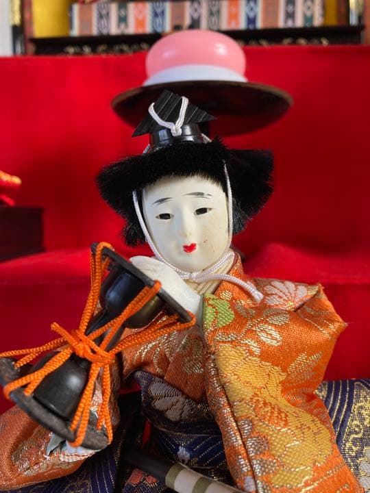 ひな人形　7段　廣栄　白鶴雛