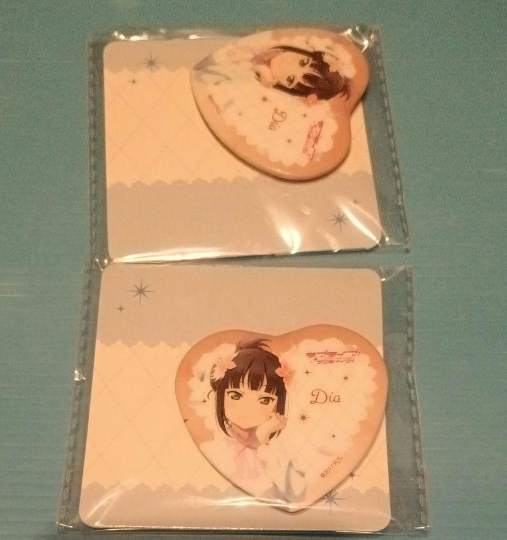 18個 全9種 ハート型缶バッジ ラブライブ サンシャイン モーリーファンタジー