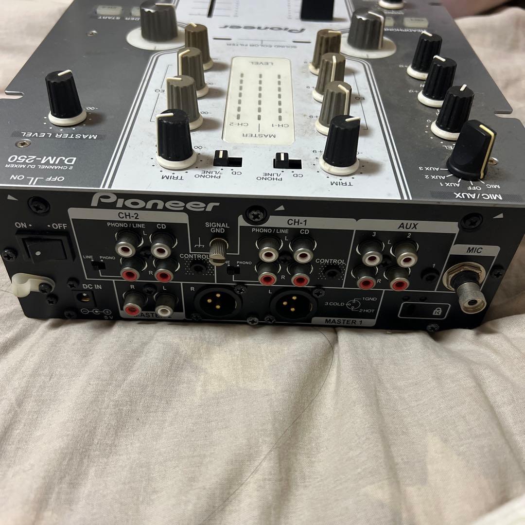 廃盤　Pioneer DJM-250 2チャンネルDJミキサー