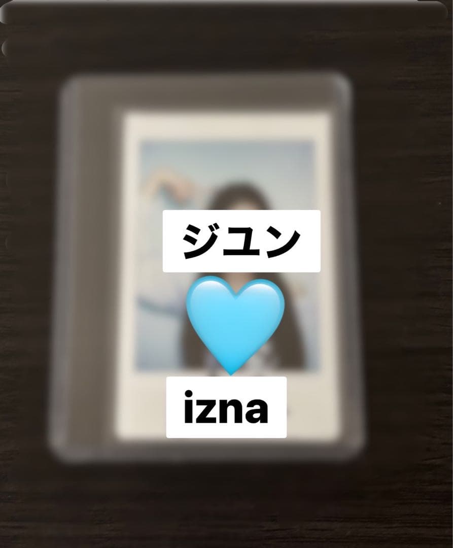 最終値下げ izna iland2 直筆サイン チェキ ジユン メッセージあり