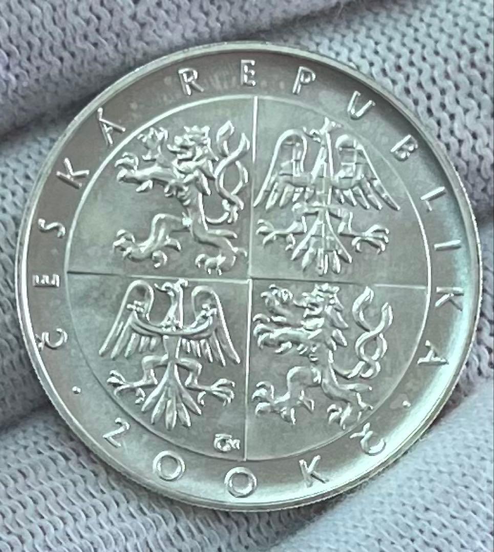 『チェコクリスマスミサ』200周年記念 200コルナ銀貨