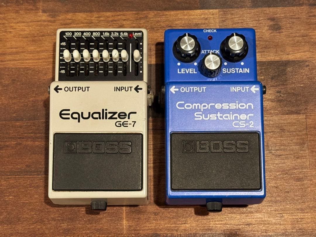 Made in Japan ヴィンテージBossセット GE-7 & CS-2