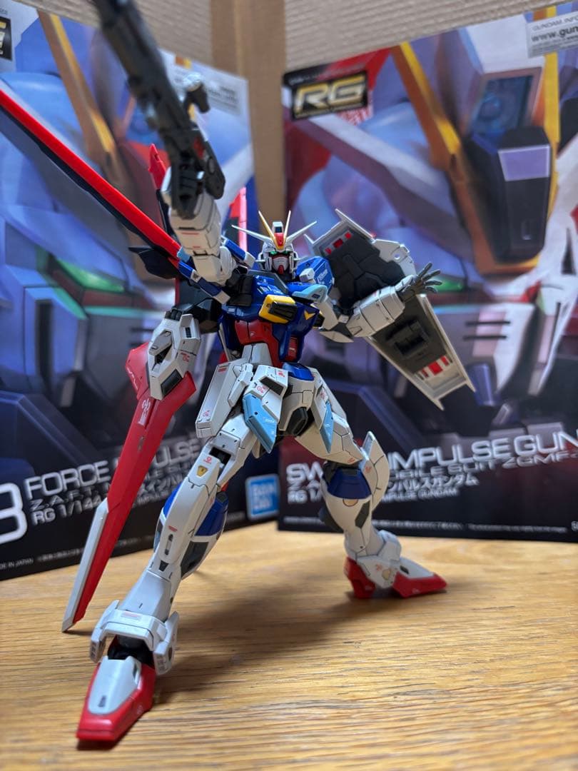 RGフォースインパルスガンダム & ソードインパルスガンダム セット