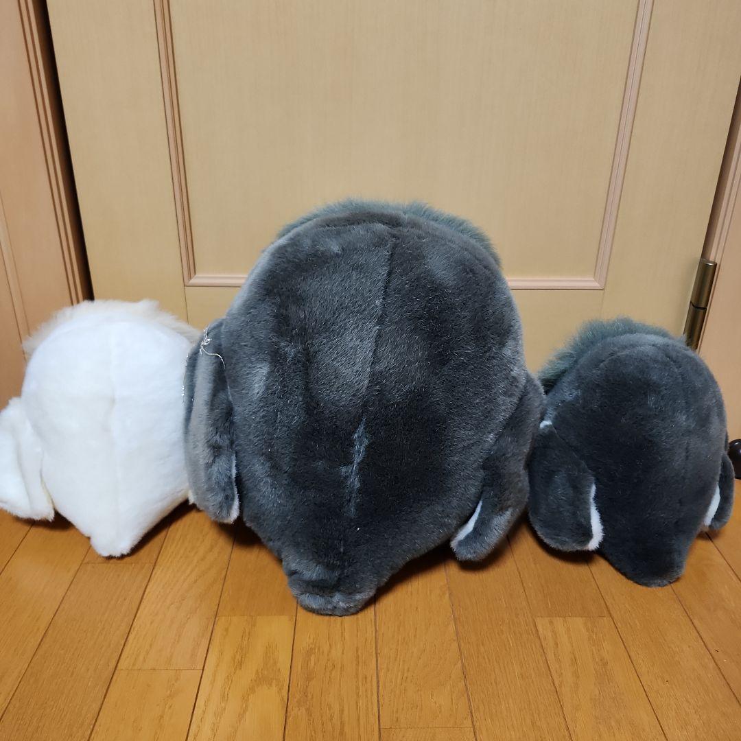 フクロウのぬいぐるみ3点セット