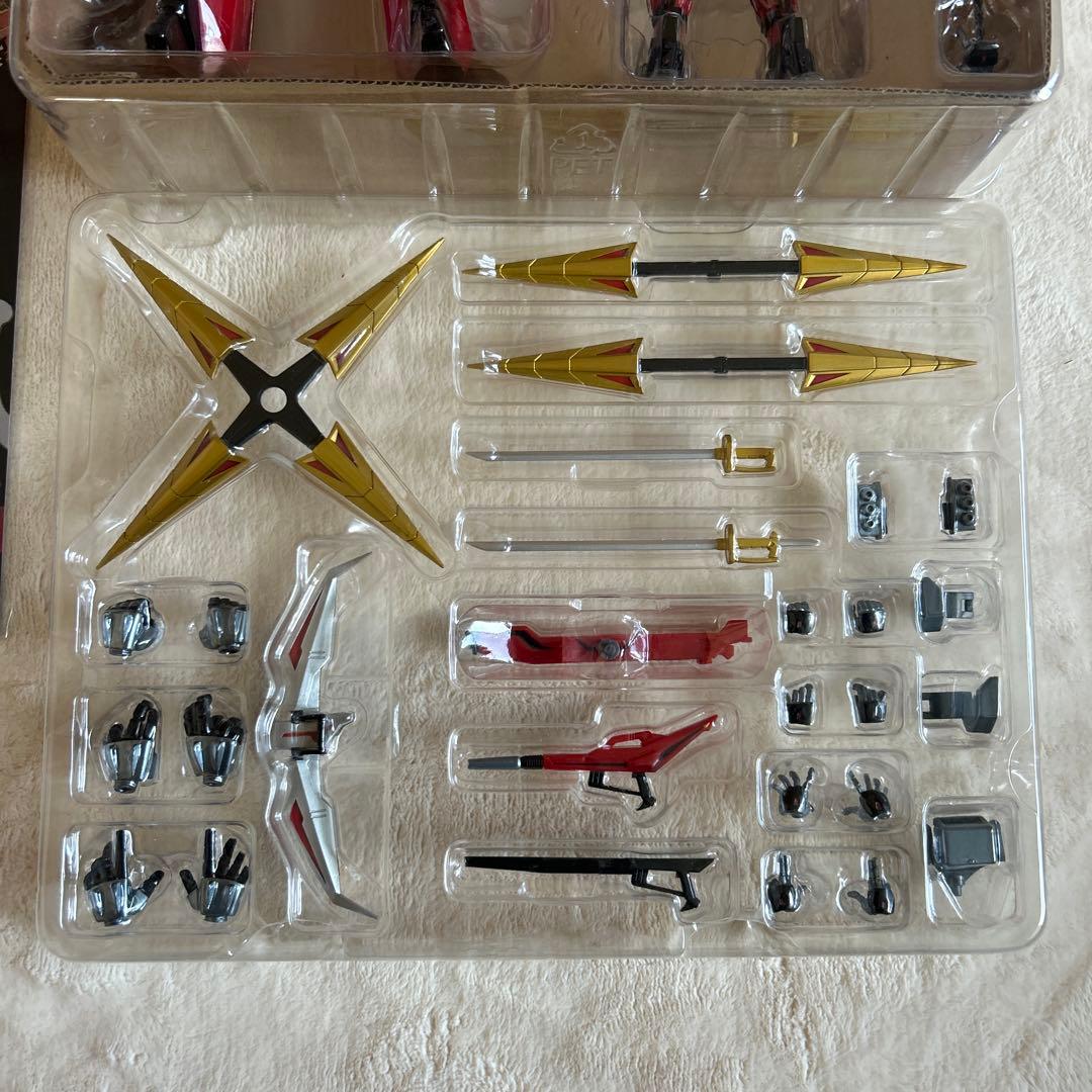 超合金魂　忍者戦士　飛影　爆竜　鳳雷鷹　黒獅子　　3体　セット