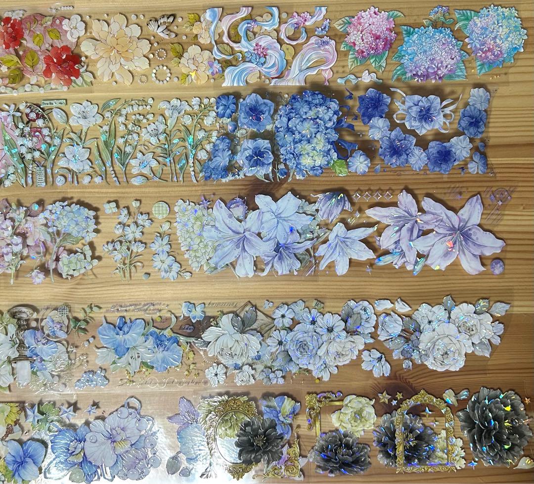 コラージュ平袋Aマステ20枚＆デザペ10枚or女の子ステッカー3枚