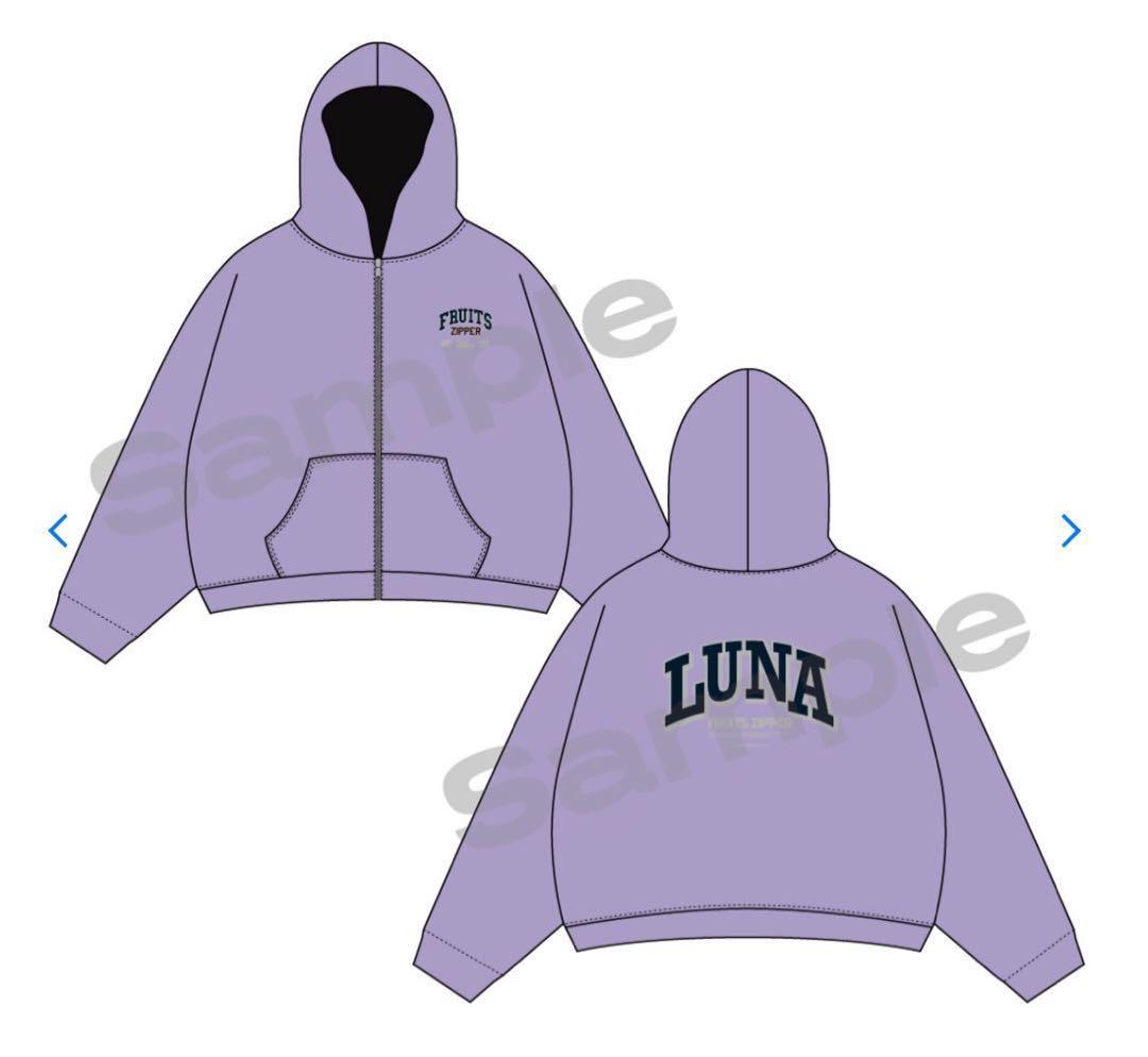 く*ぅ様 【FC、通販限定】 FRUITSZIPPER 推しアピ パーカー 仲川