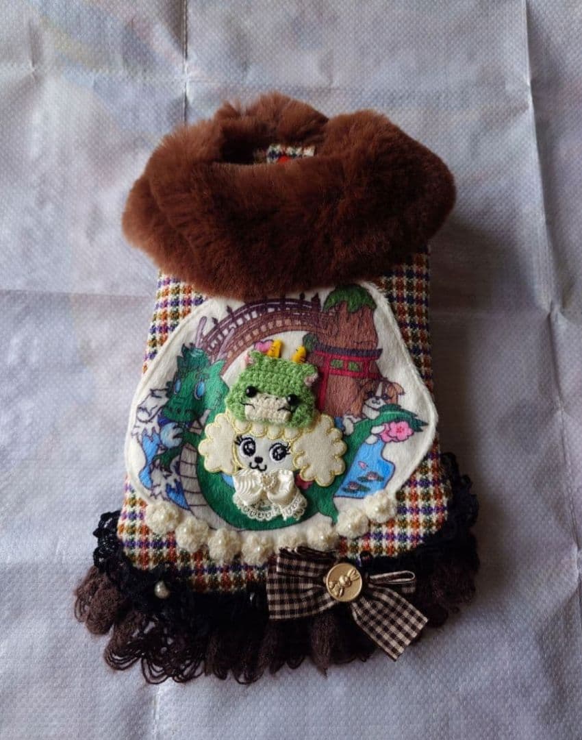 J＆Kanimals ホワイトシュガーちゃん　ツィードジャケット　３ＳーＬ