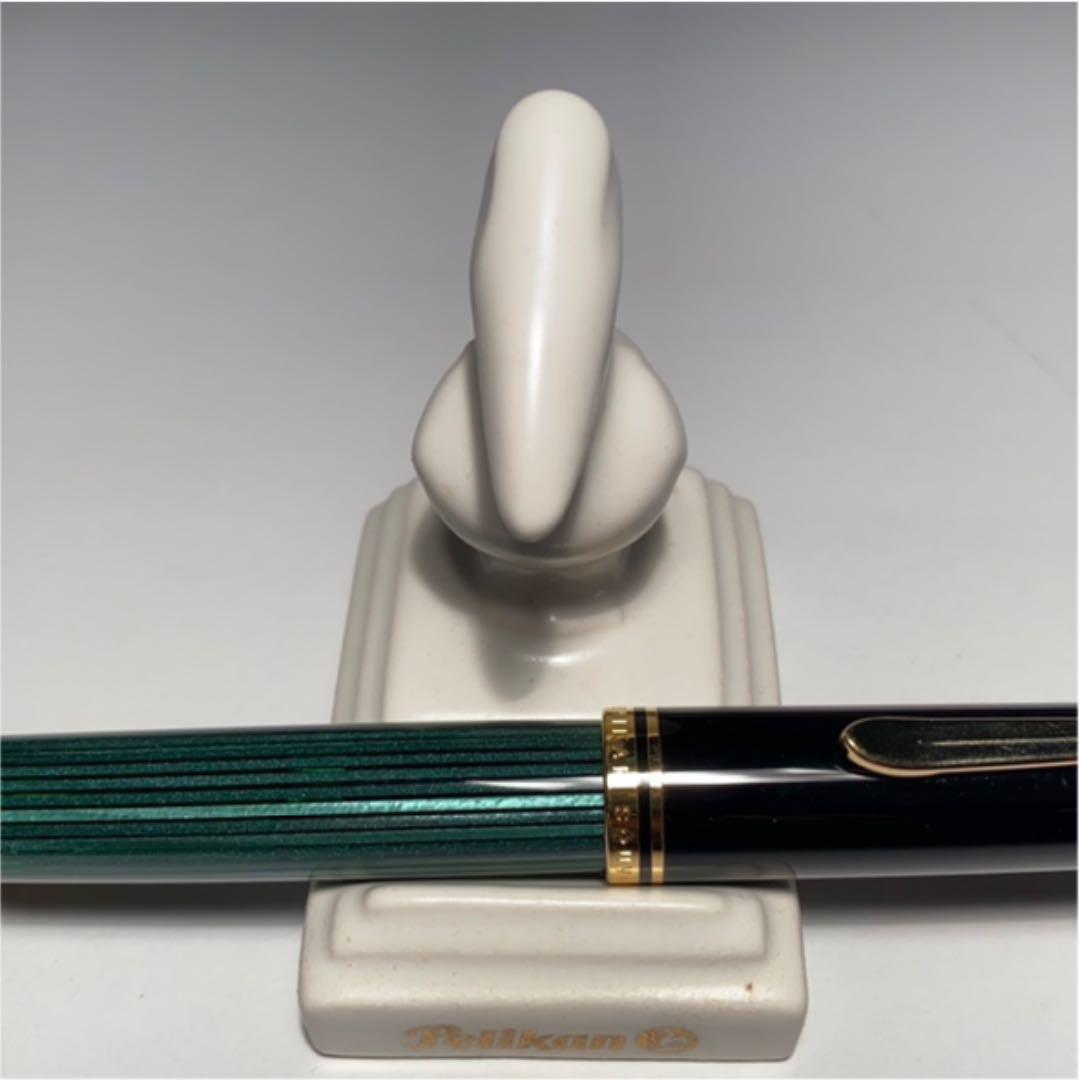 【極稀少】非売品 Pelikan ペンスタンド 小サイズ 白 陶器製 新品■